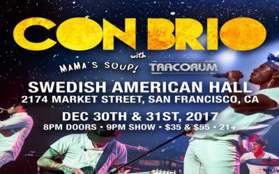2 special end of the year shows with Con Brio! New Years Eve! Check you later 2017!!